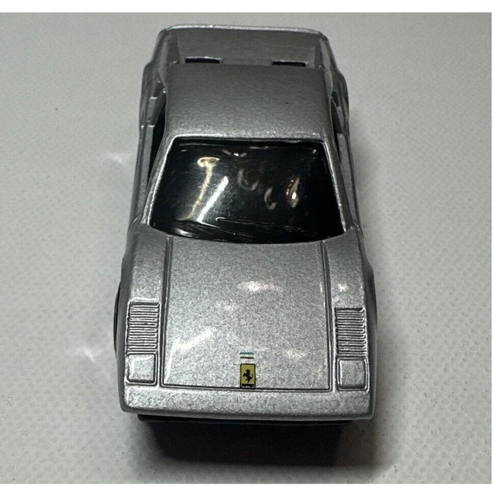 Hot Wheels Ferrari 308 GTS Silver Diecast 1:64 - Mattel 1977 Malaysia - Vintage